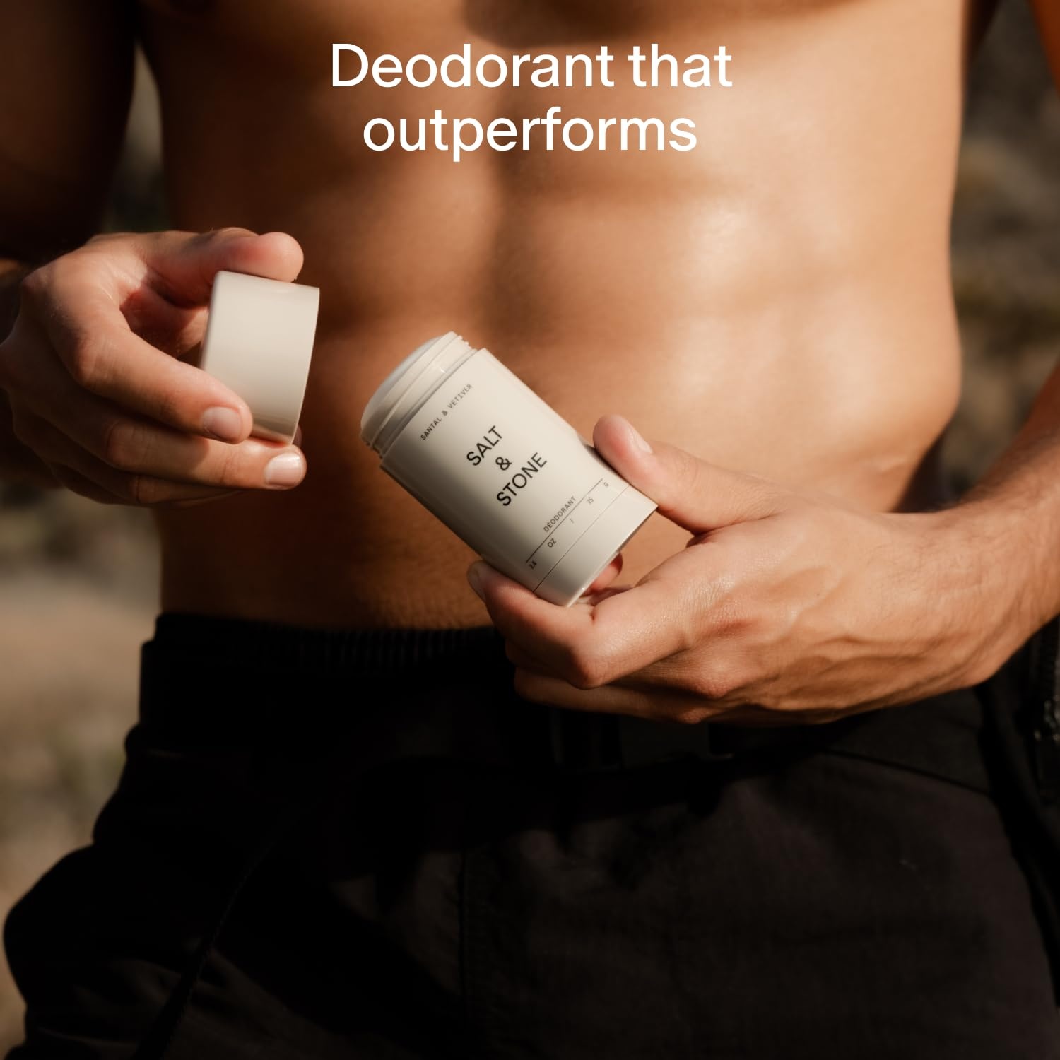image:imageSalt amp Stone Aluminum Free Deodorant Extra Strength 48 Hour Protection for Women amp Men Made with Seaweed Extracts Niacinamide amp Prebiotics Bergamot amp HinokiSaffron Cedar