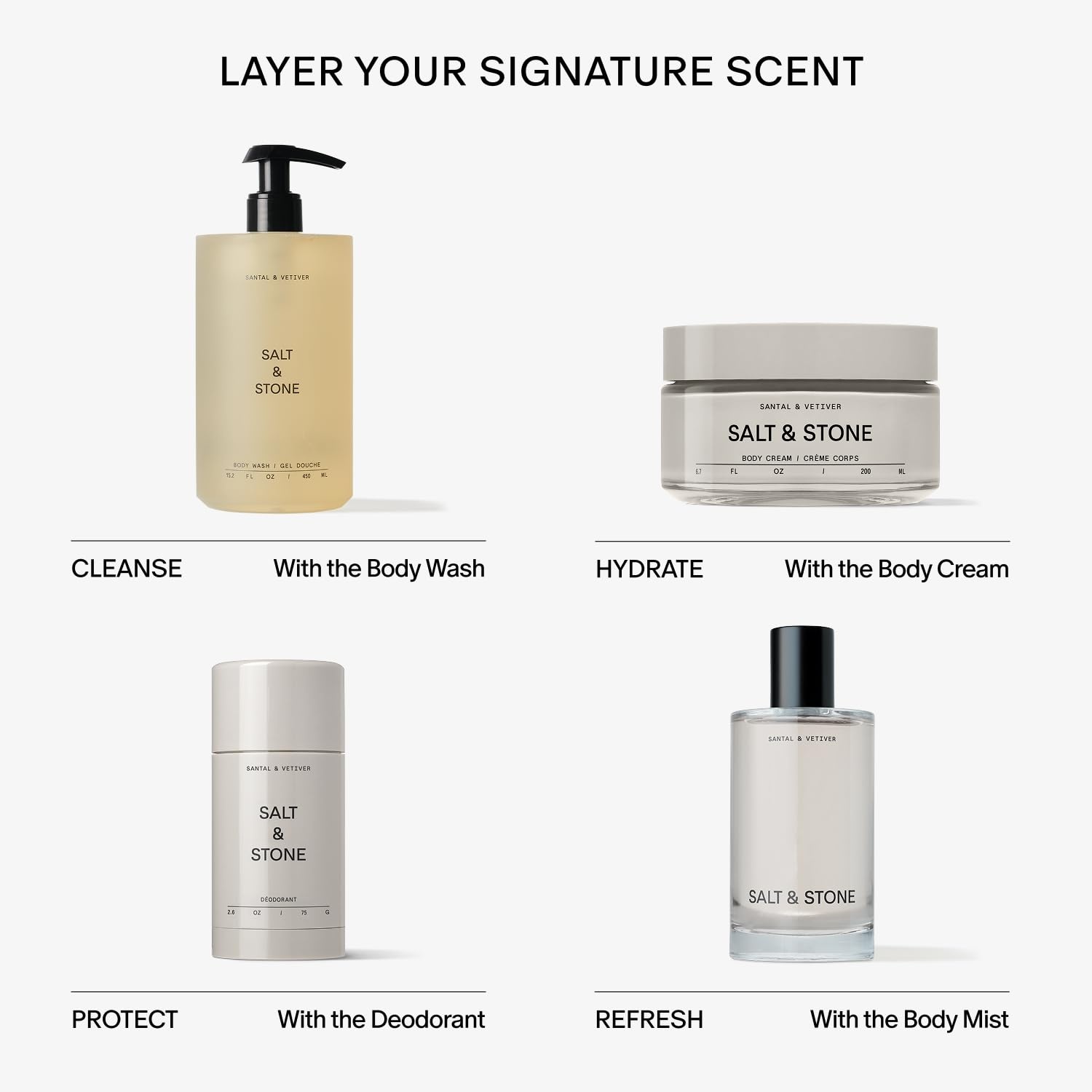 image:imageSalt amp Stone Body Cream Hydrating Formula with Seaweed Extracts Spirulina amp Squalane Deep Hydration Skin Barrier Support amp Healthy Glow For all Skin Types Santal amp Vetiver 67 fl ozSantal Vetiver