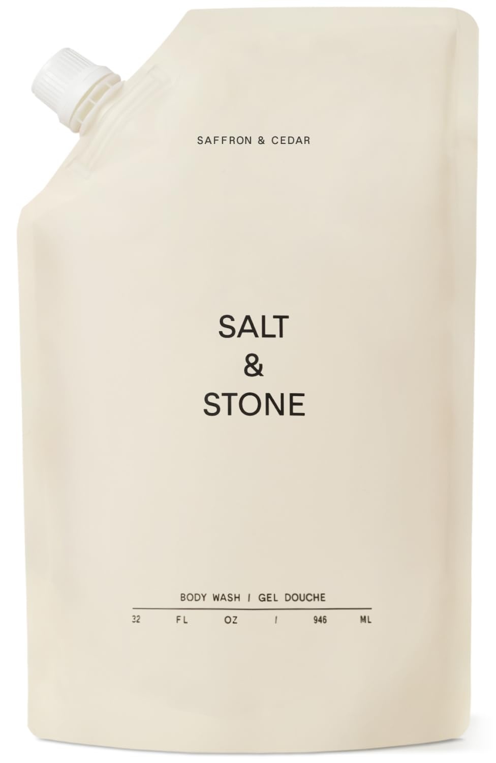 image:imageSalt amp Stone Body Wash with Antioxidants for Deep Moisture For Women amp Men Sulfate Paraben amp Dye Free Leaving Skin Soft and Hydrated Santal amp Vetiver 152 fl ozSaffron Cedar