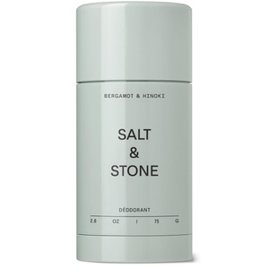 Salt & Stone Aluminum Free Deodorant | Extra Strength 48 Hour Protection for Women & Men | Made with Seaweed Extracts, Niacinamide & Prebiotics | Bergamot & Hinoki(Bergamot & Hinoki)