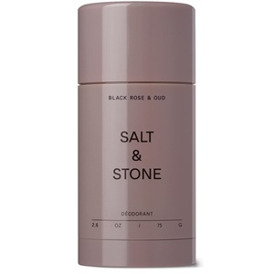 Salt & Stone Aluminum Free Deodorant | Extra Strength 48 Hour Protection for Women & Men | Made with Seaweed Extracts, Niacinamide & Prebiotics | Bergamot & Hinoki(Black Rose & Oud)
