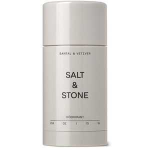 Salt & Stone Aluminum Free Deodorant | Extra Strength 48 Hour Protection for Women & Men | Made with Seaweed Extracts, Niacinamide & Prebiotics | Bergamot & Hinoki(Santal & Vetiver)